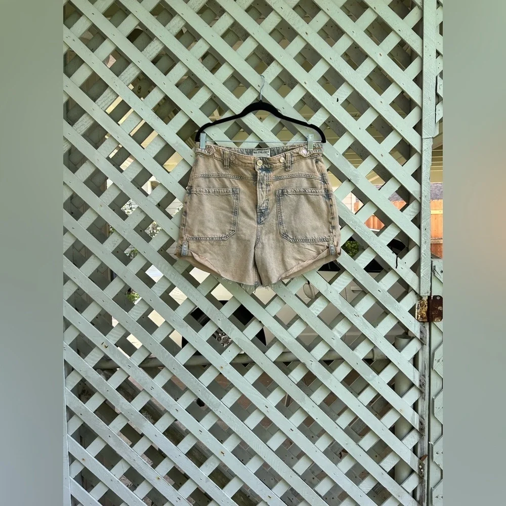 Free people denim shorts